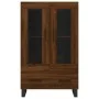 Tall sideboard engineered wood brown oak 69.5x31x115 cm by vidaXL, Sideboards - Ref: Foro24-828331, Price: 95,20 €, Discount: %