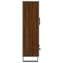 Aparador alto madera de ingeniería roble marrón 69,5x31x115 cm de vidaXL, Aparadores - Ref: Foro24-828331, Precio: 96,36 €, D...