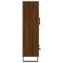 Tall sideboard engineered wood brown oak 69.5x31x115 cm by vidaXL, Sideboards - Ref: Foro24-828331, Price: 95,20 €, Discount: %