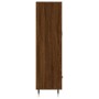 Aparador alto madera de ingeniería roble marrón 69,5x31x115 cm de vidaXL, Aparadores - Ref: Foro24-828283, Precio: 90,12 €, D...