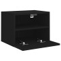Muebles de pared TV 2 uds madera ingeniería negro 40x30x30 cm en Muebles TV | Comprar online en Foru.es