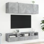 Mueble de pared TV madera ingeniería gris hormigón 40x30x30 cm en Muebles TV | Comprar online en Foru.es