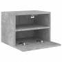 Mueble de pared TV madera ingeniería gris hormigón 40x30x30 cm en Muebles TV | Comprar online en Foru.es