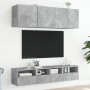 Muebles de pared para TV 2 uds madera gris hormigón 40x30x30 cm en Muebles TV | Comprar online en Foru.es