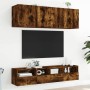 Mueble de pared TV madera ingeniería roble ahumado 40x30x30 cm en Muebles TV | Comprar online en Foru.es