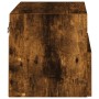 Mueble de pared TV madera ingeniería roble ahumado 40x30x30 cm en Muebles TV | Comprar online en Foru.es