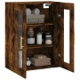 Armario de pared roble ahumado 69,5x34x90 cm de vidaXL, Aparadores - Ref: Foro24-828473, Precio: 86,21 €, Descuento: %