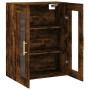 Armario de pared roble ahumado 69,5x34x90 cm de vidaXL, Aparadores - Ref: Foro24-828473, Precio: 86,21 €, Descuento: %