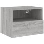 Mueble de pared TV madera de ingeniería gris Sonoma 40x30x30 cm en Muebles TV | Comprar online en Foru.es