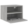 Mueble de pared TV madera de ingeniería gris Sonoma 40x30x30 cm en Muebles TV | Comprar online en Foru.es