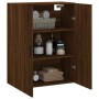 Armario de pared marrón roble 69,5x34x90 cm de vidaXL, Aparadores - Ref: Foro24-828443, Precio: 67,61 €, Descuento: %