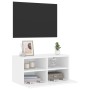 Mueble de TV de pared madera de ingeniería blanco 60x30x30 cm en Muebles TV | Comprar online en Foru.es