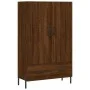 Tall engineered wood sideboard in brown oak 69.5x31x115 cm by vidaXL, Sideboards - Ref: Foro24-828251, Price: 73,19 €, Discou...