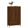 Aparador alto madera de ingeniería roble marrón 69,5x31x115 cm de vidaXL, Aparadores - Ref: Foro24-828251, Precio: 82,10 €, D...