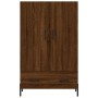 Aparador alto madera de ingeniería roble marrón 69,5x31x115 cm de vidaXL, Aparadores - Ref: Foro24-828251, Precio: 82,10 €, D...