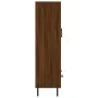 Tall engineered wood sideboard in brown oak 69.5x31x115 cm by vidaXL, Sideboards - Ref: Foro24-828251, Price: 73,19 €, Discou...