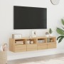 Muebles de TV de pared 2 uds madera roble Sonoma 60x30x30 cm en Muebles TV | Comprar online en Foru.es
