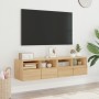 Muebles de TV de pared 2 uds madera roble Sonoma 60x30x30 cm en Muebles TV | Comprar online en Foru.es