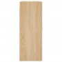 Armario de pared roble Sonoma 69,5x34x90 cm de vidaXL, Aparadores - Ref: Foro24-828463, Precio: 89,67 €, Descuento: %