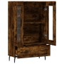 Aparador alto madera de ingeniería roble ahumado 69,5x31x115 cm de vidaXL, Aparadores - Ref: Foro24-828321, Precio: 110,93 €,...