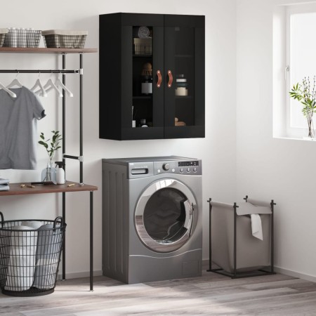 Armario de pared negro 69,5x34x90 cm de vidaXL, Aparadores - Ref: Foro24-828453, Precio: 87,02 €, Descuento: %