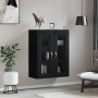 Armario de pared negro 69,5x34x90 cm de vidaXL, Aparadores - Ref: Foro24-828453, Precio: 87,02 €, Descuento: %