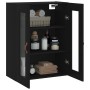 Armario de pared negro 69,5x34x90 cm de vidaXL, Aparadores - Ref: Foro24-828453, Precio: 87,02 €, Descuento: %