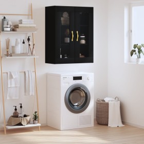 Armario de pared negro 69,5x34x90 cm de vidaXL, Aparadores - Ref: Foro24-828461, Precio: 101,92 €, Descuento: %