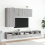 Mueble de pared TV madera de ingeniería Sonoma gris 60x30x30 cm en Muebles TV | Comprar online en Foru.es