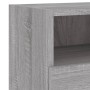 Mueble de pared TV madera de ingeniería Sonoma gris 60x30x30 cm en Muebles TV | Comprar online en Foru.es