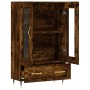 Aparador alto madera de ingeniería roble ahumado 69,5x31x115 cm de vidaXL, Aparadores - Ref: Foro24-828281, Precio: 99,56 €, ...