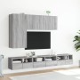 Muebles de pared para TV 2 uds madera gris Sonoma 60x30x30 cm en Muebles TV | Comprar online en Foru.es