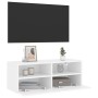 Mueble de pared para TV madera de ingeniería blanco 80x30x30 cm en Muebles TV | Comprar online en Foru.es