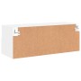 Mueble de pared para TV madera de ingeniería blanco 80x30x30 cm en Muebles TV | Comprar online en Foru.es
