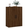 Armario de pared marrón roble 69,5x34x90 cm de vidaXL, Aparadores - Ref: Foro24-828451, Precio: 68,99 €, Descuento: %