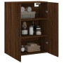 Armario de pared marrón roble 69,5x34x90 cm de vidaXL, Aparadores - Ref: Foro24-828451, Precio: 68,99 €, Descuento: %