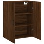 Armario de pared marrón roble 69,5x34x90 cm de vidaXL, Aparadores - Ref: Foro24-828451, Precio: 68,99 €, Descuento: %