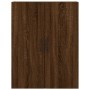 Armario de pared marrón roble 69,5x34x90 cm de vidaXL, Aparadores - Ref: Foro24-828451, Precio: 68,99 €, Descuento: %