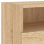 Mueble de pared TV madera ingeniería roble Sonoma 80x30x30 cm en Muebles TV | Comprar online en Foru.es