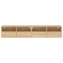 Muebles de pared para TV 2 uds madera roble Sonoma 80x30x30 cm en Muebles TV | Comprar online en Foru.es