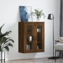 Armario de pared marrón roble 69,5x34x90 cm de vidaXL, Aparadores - Ref: Foro24-828483, Precio: 88,43 €, Descuento: %