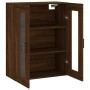 Armario de pared marrón roble 69,5x34x90 cm de vidaXL, Aparadores - Ref: Foro24-828483, Precio: 88,43 €, Descuento: %