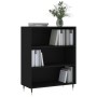 Estantería madera de ingeniería negro 69,5x32,5x90 cm de vidaXL, Librerías y estanterías - Ref: Foro24-828341, Precio: 58,87 ...