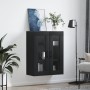 Armario de pared negro 69,5x34x90 cm de vidaXL, Aparadores - Ref: Foro24-828501, Precio: 91,90 €, Descuento: %