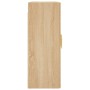 Armario de pared roble Sonoma 69,5x34x90 cm de vidaXL, Aparadores - Ref: Foro24-828471, Precio: 81,94 €, Descuento: %