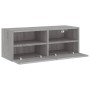 Mueble de pared TV madera de ingeniería Sonoma gris 80x30x30 cm en Muebles TV | Comprar online en Foru.es