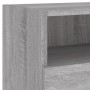 Mueble de pared TV madera de ingeniería Sonoma gris 80x30x30 cm en Muebles TV | Comprar online en Foru.es