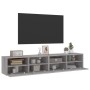 Muebles de pared para TV 2 uds madera gris Sonoma 80x30x30 cm en Muebles TV | Comprar online en Foru.es