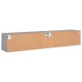 Muebles de pared para TV 2 uds madera gris Sonoma 80x30x30 cm en Muebles TV | Comprar online en Foru.es