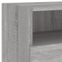 Muebles de pared para TV 2 uds madera gris Sonoma 80x30x30 cm en Muebles TV | Comprar online en Foru.es